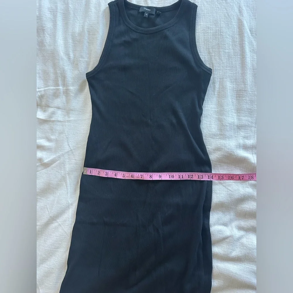 Theory Black Racer Tank Dress - Picture 4 of 6